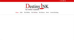 Desktop Screenshot of destinyink.net