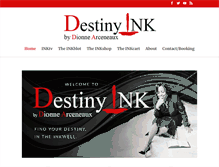 Tablet Screenshot of destinyink.net